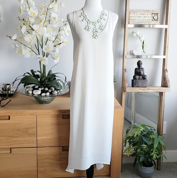 BCBG Max Azria white slip dress - Picture 4 of 11